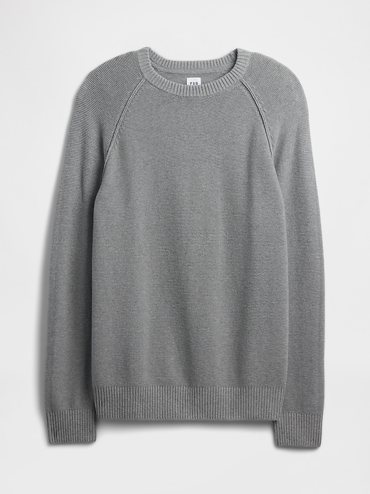 Image number 5 showing, Garter Crewneck Sweater