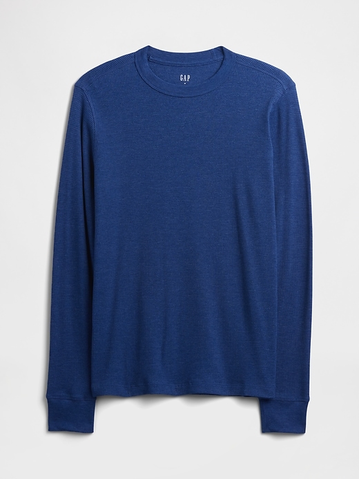Image number 5 showing, Waffle-Knit Crewneck T-Shirt