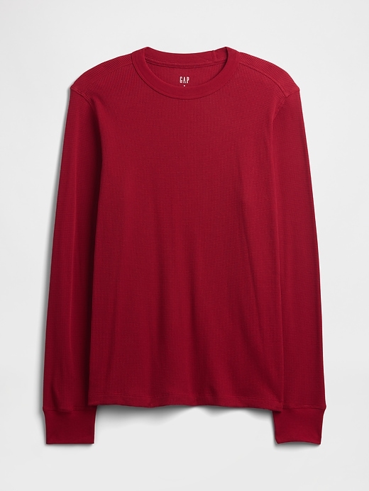 Image number 5 showing, Waffle-Knit Crewneck T-Shirt