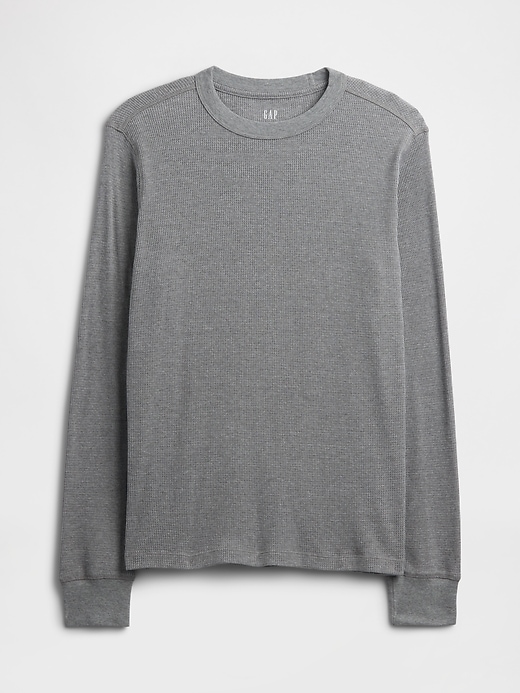 Image number 5 showing, Waffle-Knit Crewneck T-Shirt
