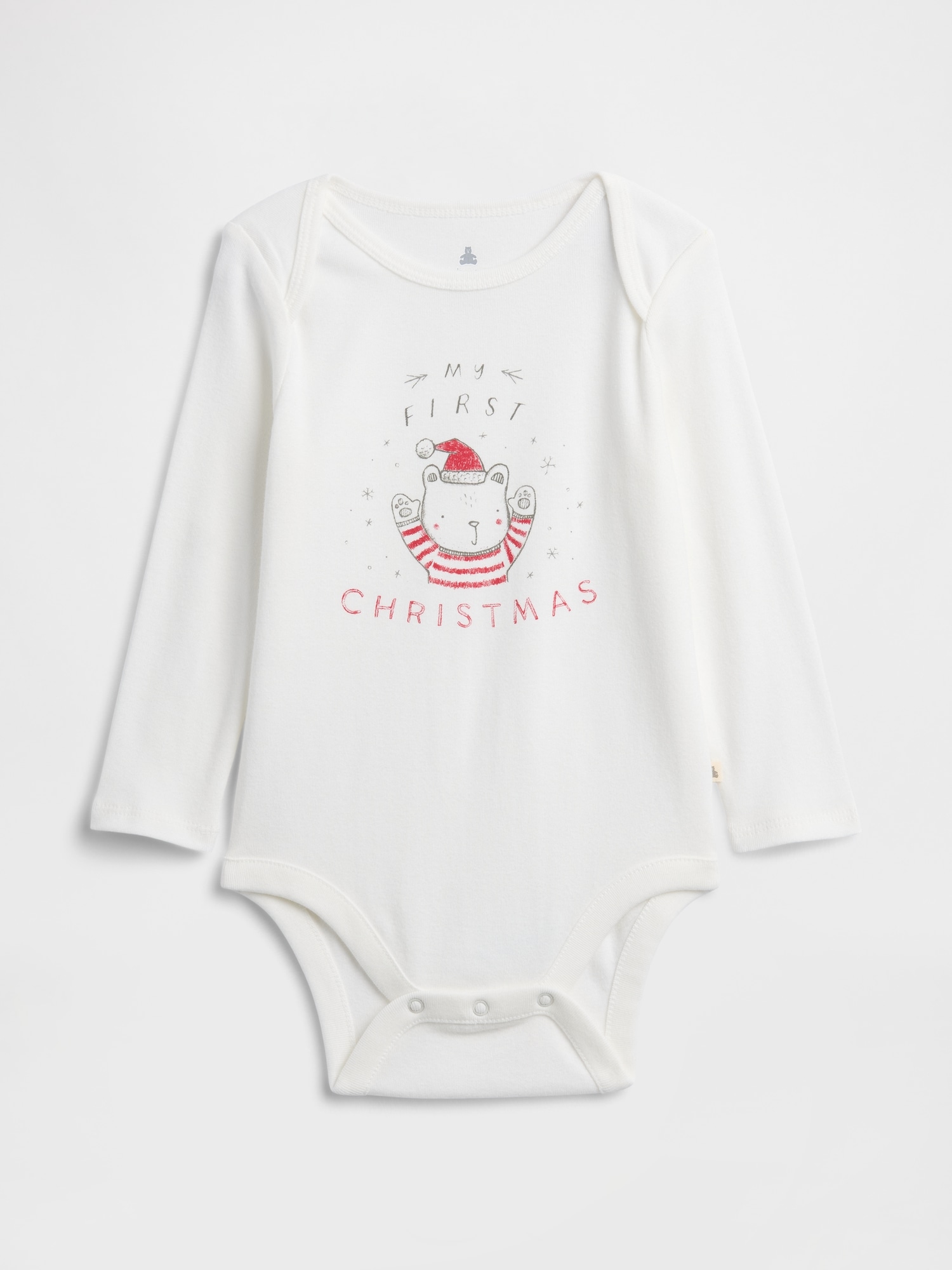 Gap Factory Baby Graphic Bodysuit In White