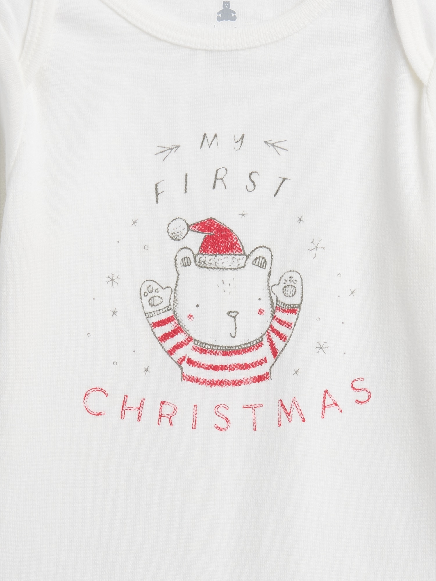 Gap Factory Baby Graphic Bodysuit In White