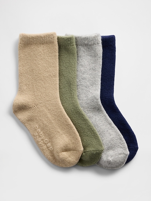 Image number 1 showing, babyGap CashSoft Crew Socks (4-Pack)