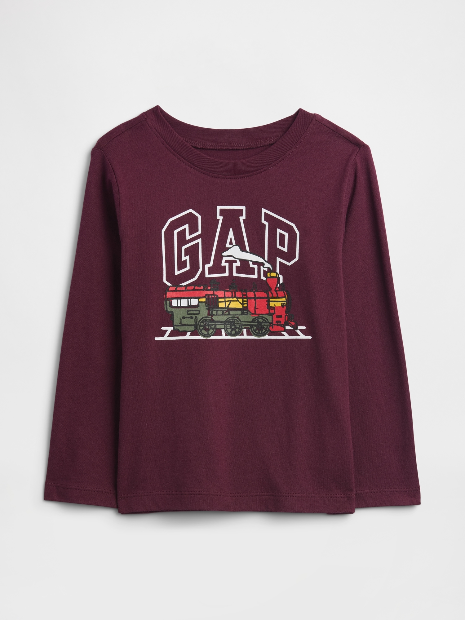 babyGap Logo T-Shirt - Tuscan Red Train