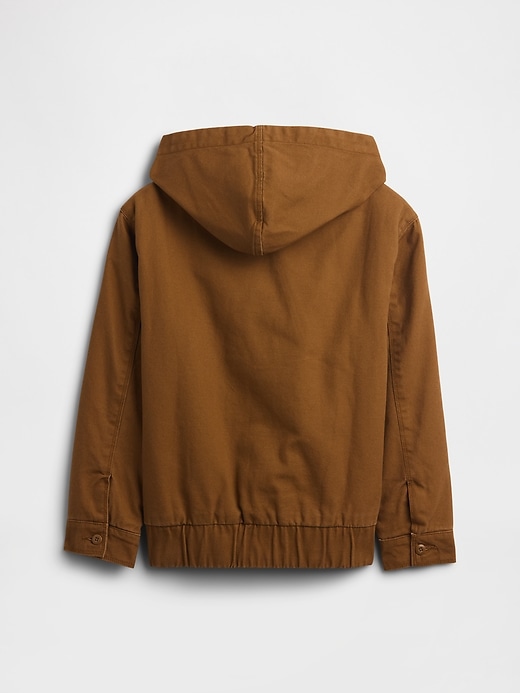 Image number 2 showing, Kids Relaxed Canvas Workwear Jacket