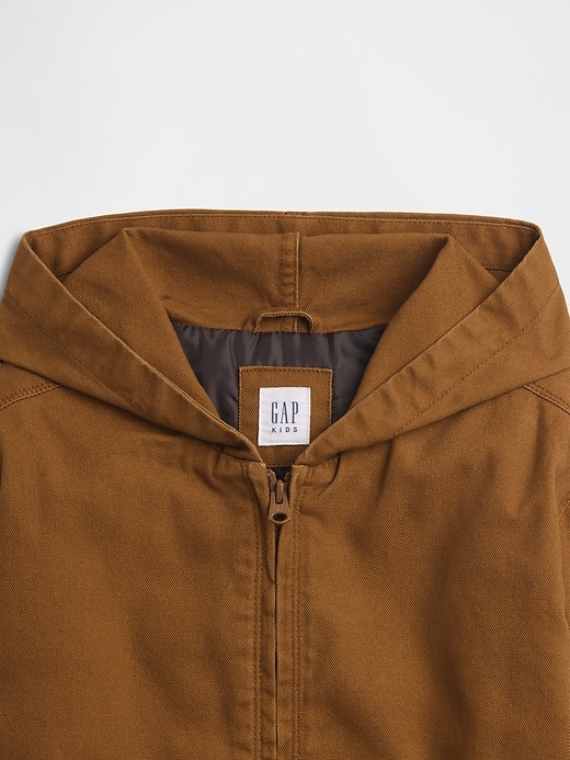 Image number 3 showing, Kids Relaxed Canvas Workwear Jacket