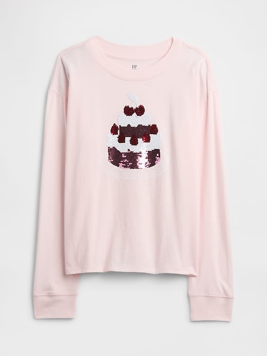Image number 1 showing, Kids Oversized Graphic T-Shirt