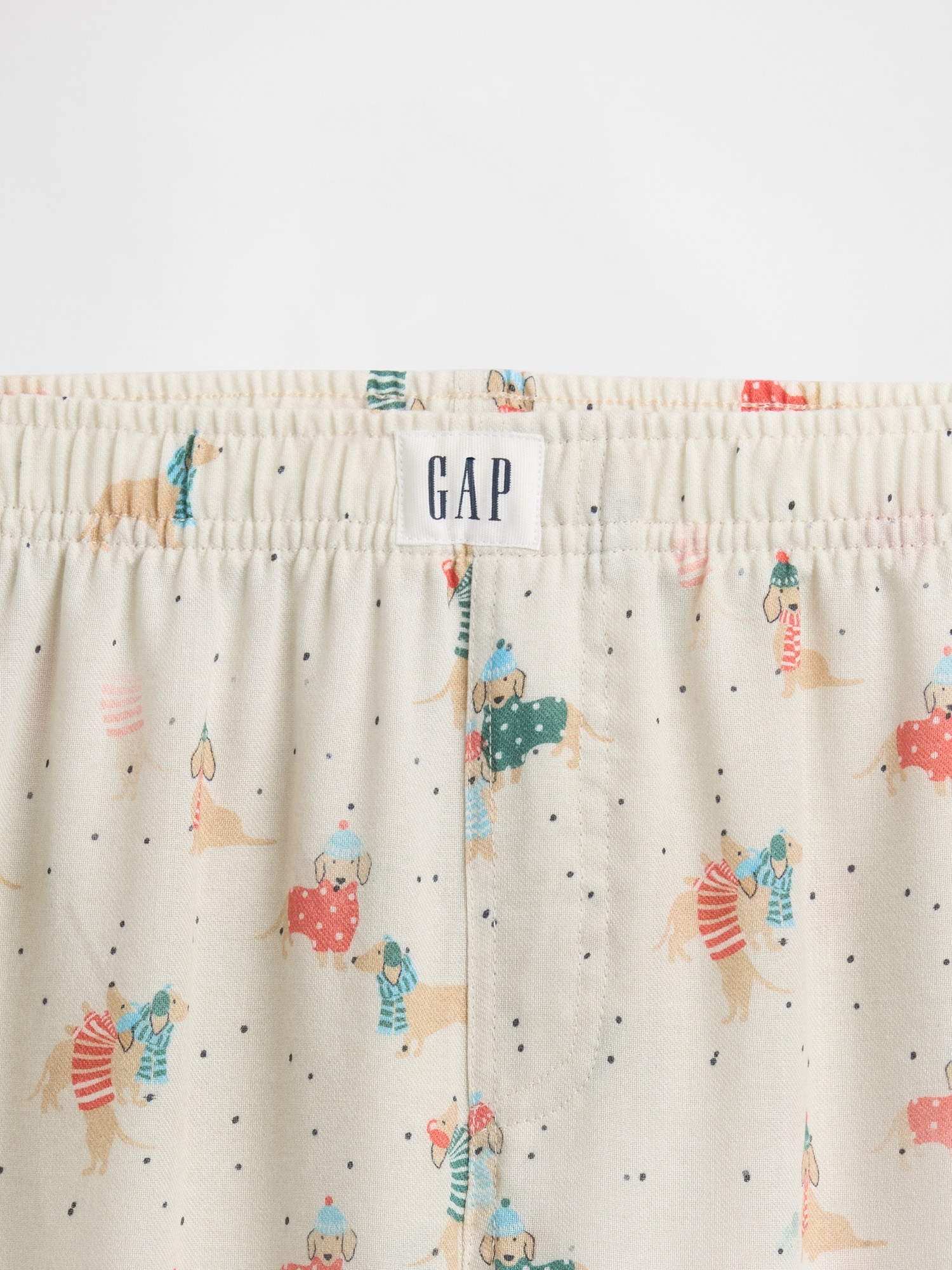 Gap Factory Kids 100% Recycled Flannel Pj Pants In Neutral