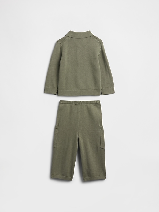 Image number 2 showing, Baby Sweater Two-Piece Outfit Set