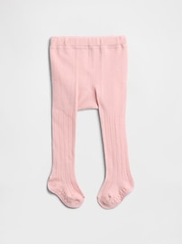 Image number 1 showing, babyGap Pull-On Ribbed Tights