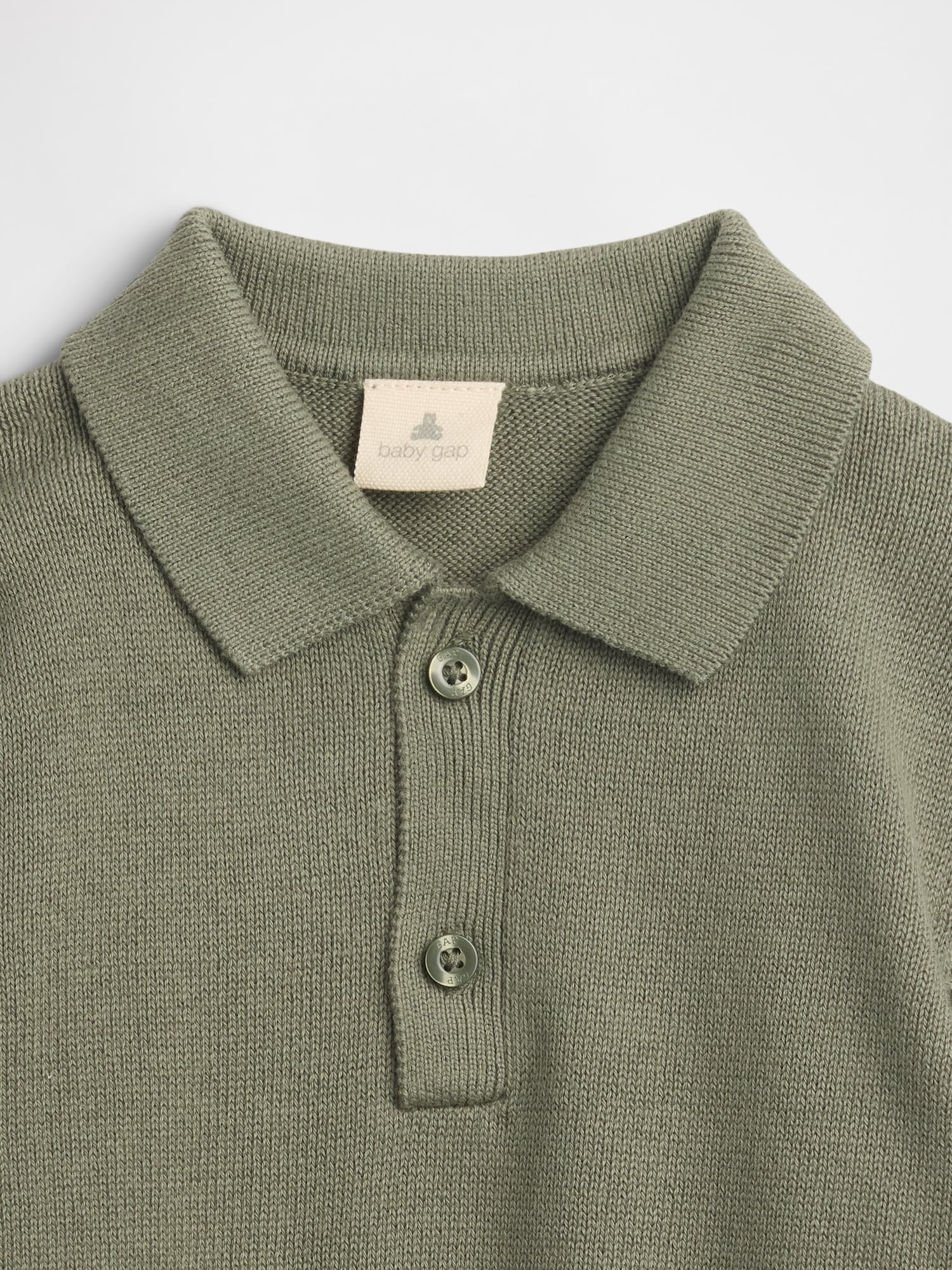 Gap Factory Baby Sweater Two-piece Outfit Set In Green