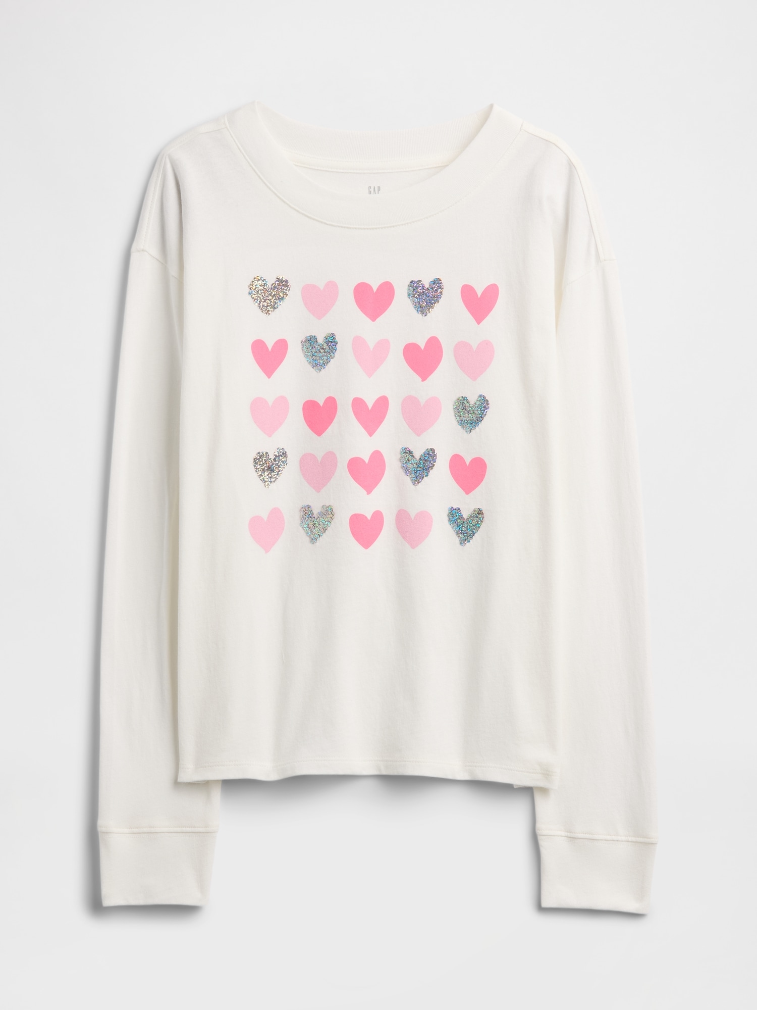 Gap Factory Kids Oversized Graphic T-shirt In White