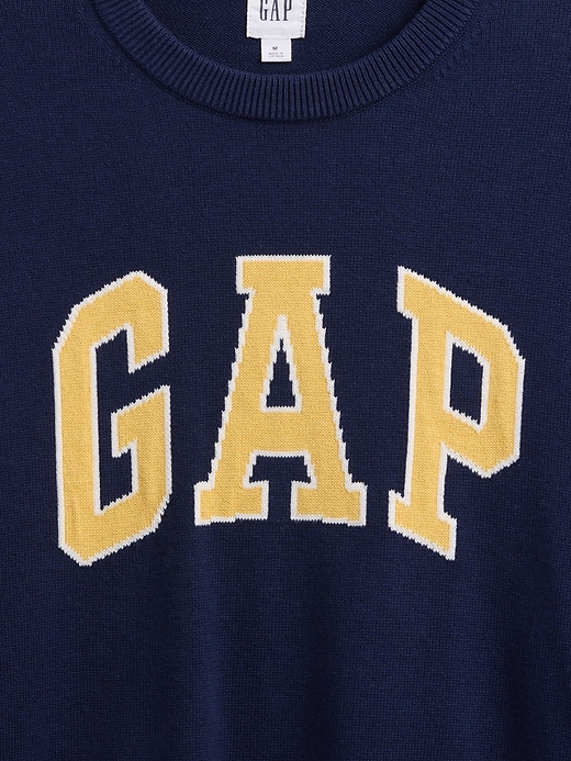 Image number 4 showing, Relaxed Gap Logo Intarsia Sweater