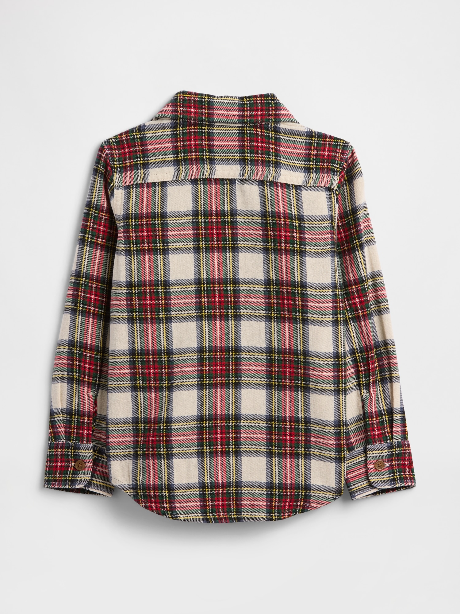 Gap Factory Babygap Flannel Shirt In Brown