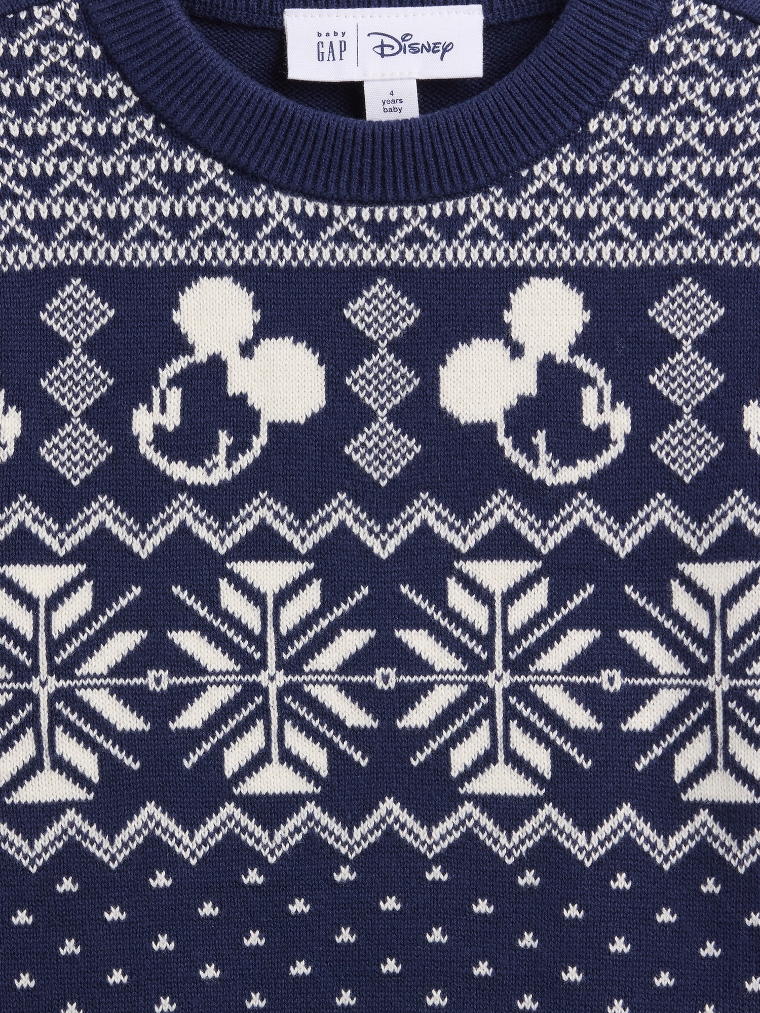 Gap Factory Babygap × Disney Intarsia Sweater In Blue