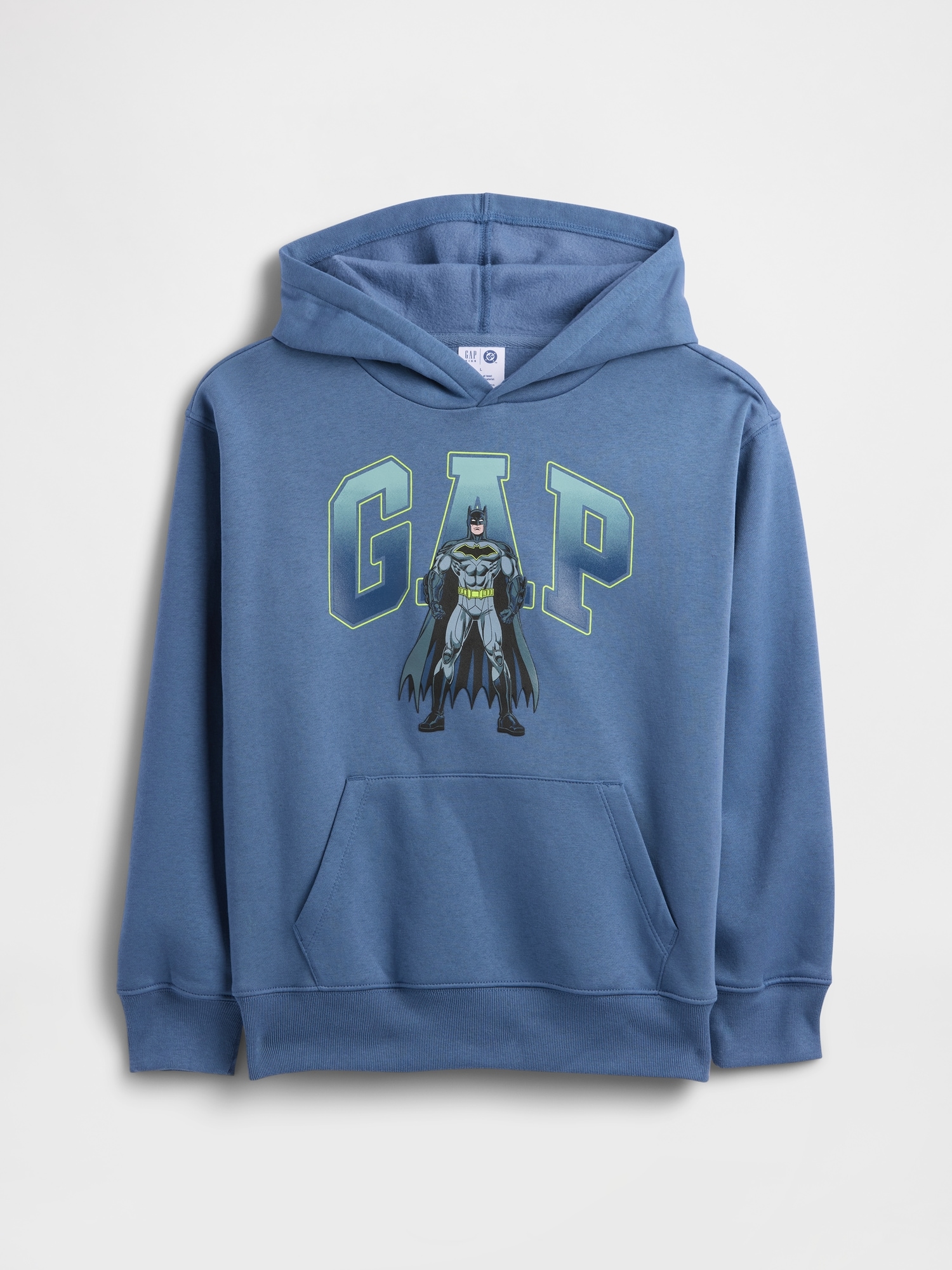 GapKids | WB™ Batman Relaxed Logo Hoodie - Bainbridge Blue