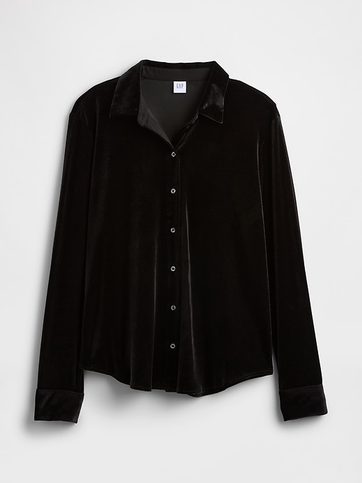 Image number 5 showing, Recycled Velour Easy Shirt
