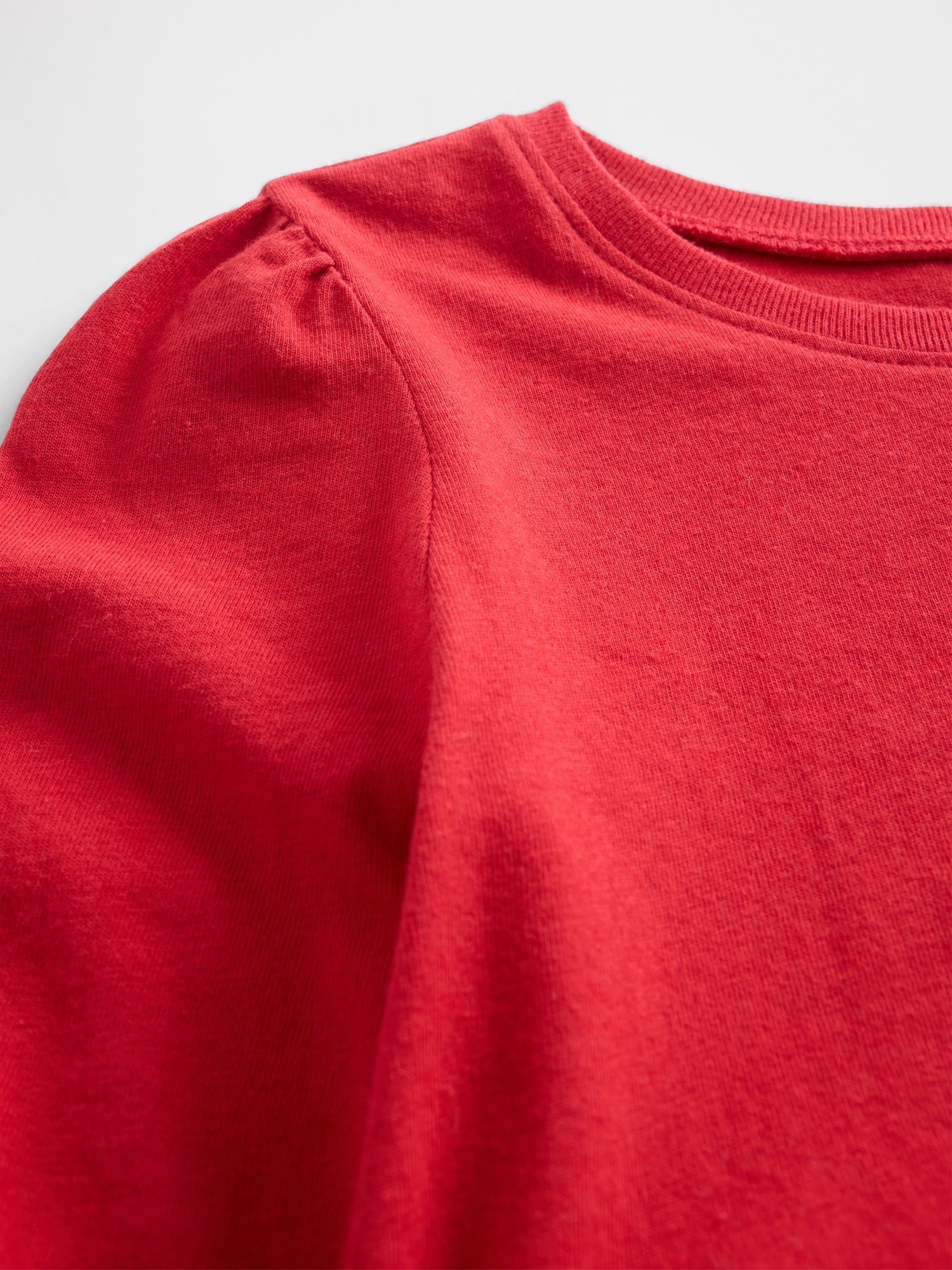 Gap Factory Babygap Puff Sleeve T-shirt In Red