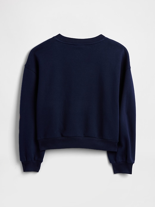 Image number 2 showing, GapKids &#124Peanuts Oversized Wedge Logo Sweatshirt