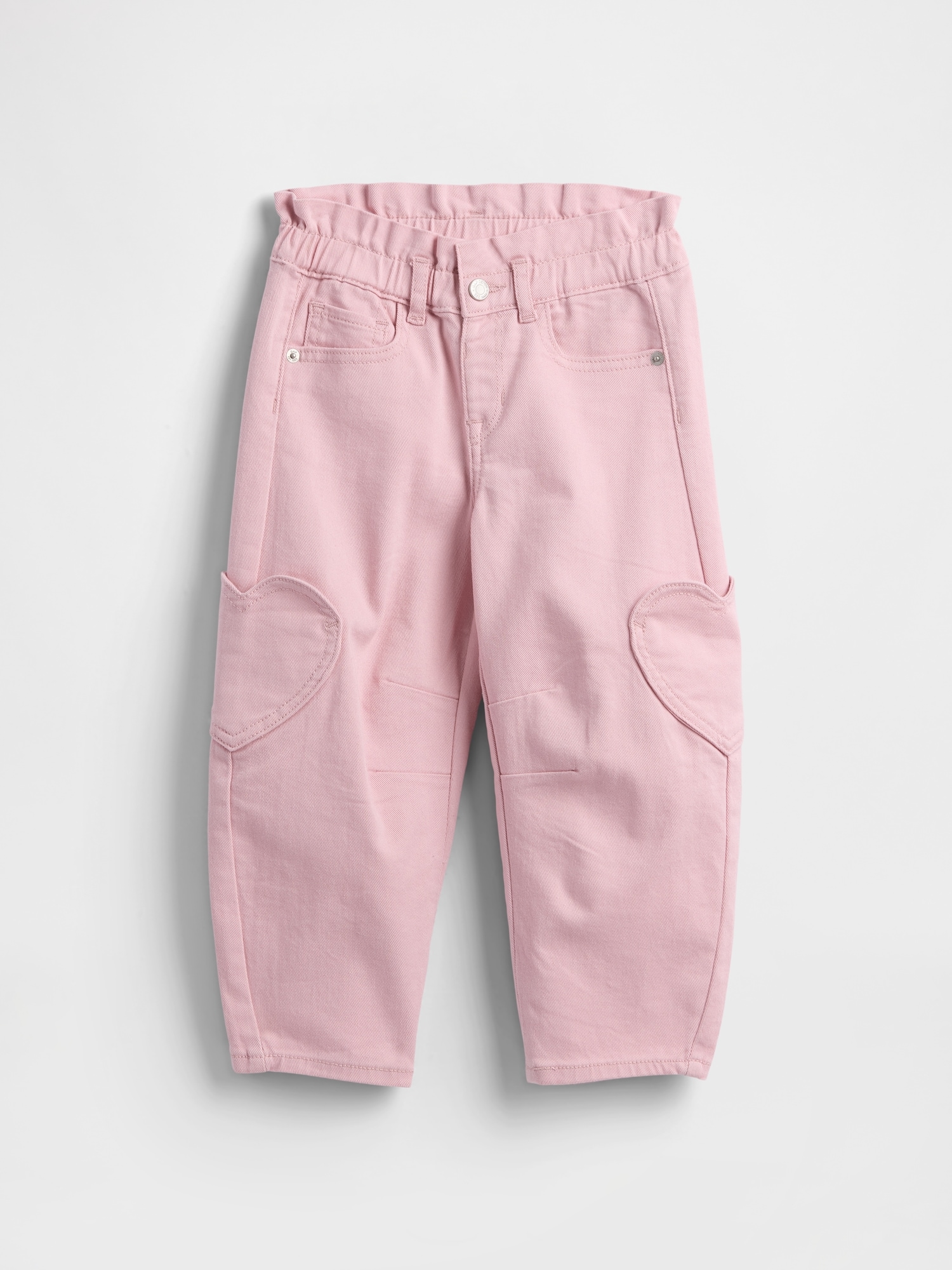 babyGap Paperbag Horseshoe Jeans - Pure Pink Heart