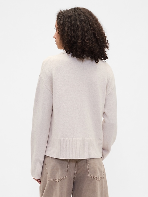Image number 2 showing, CashSoft Relaxed Crewneck Sweater