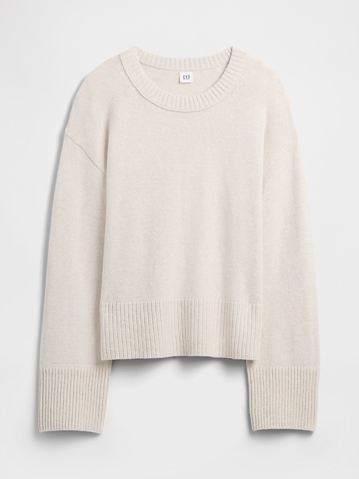 Image number 5 showing, CashSoft Relaxed Crewneck Sweater