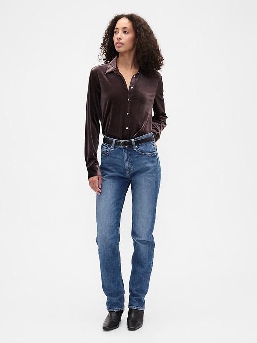 Image number 3 showing, Recycled Velour Easy Shirt