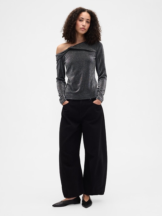 Image number 3 showing, Stretch One-Shoulder Top