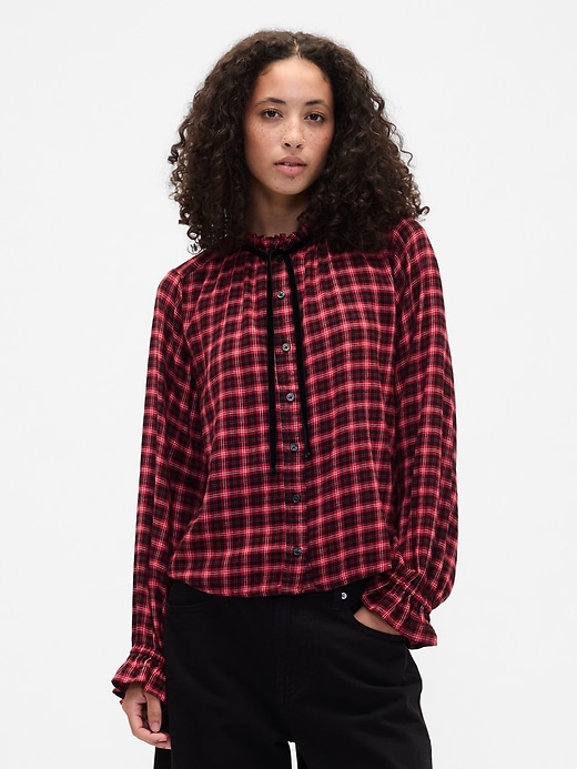 Image number 1 showing, Relaxed Ruffle Top