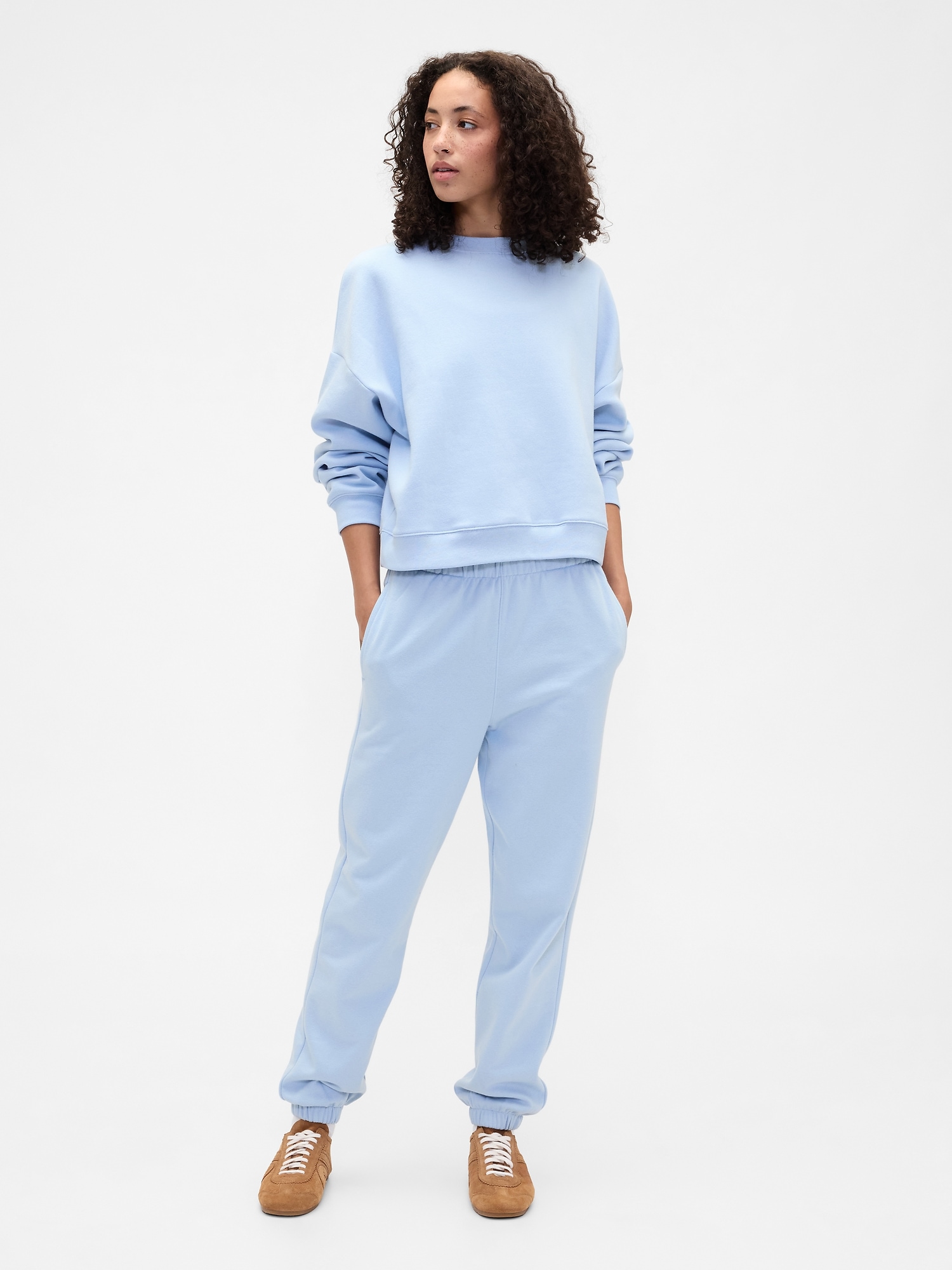 Fleece Joggers - Light Blue Shadow