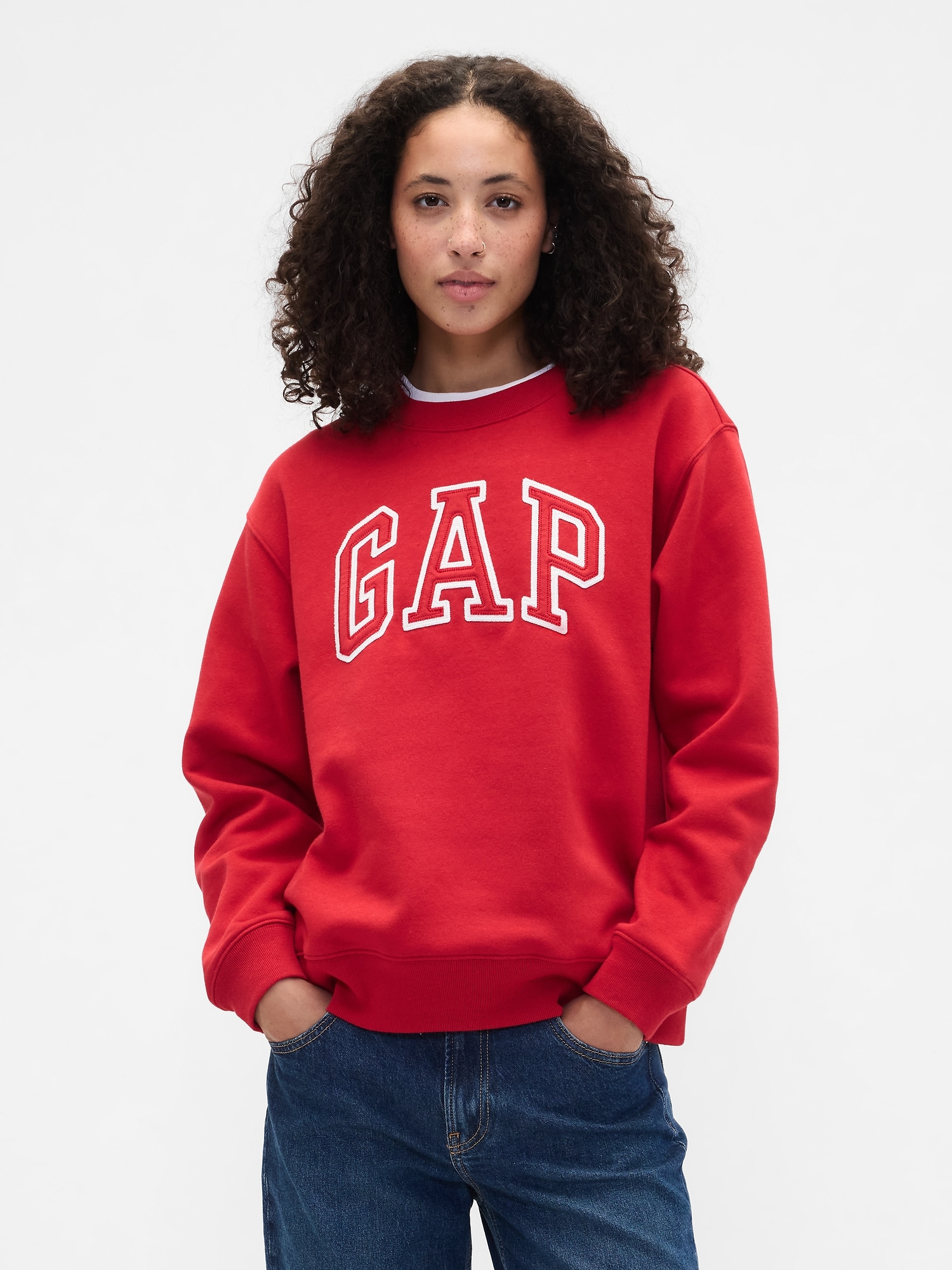 Gap Logo Sweatshirt - Modern Red