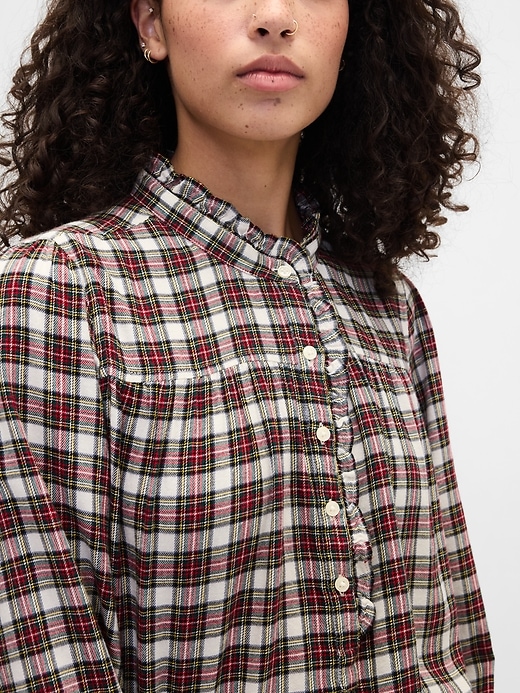 Image number 4 showing, Oversized Ruffle Top