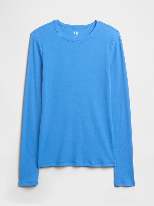 Image number 5 showing, Essential Ribbed Crewneck T-Shirt