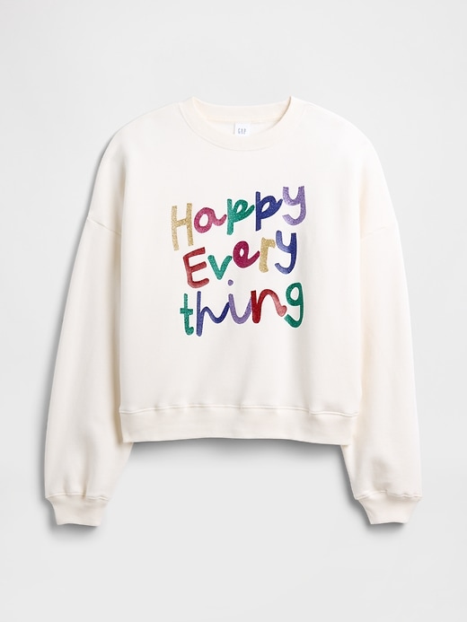 Image number 5 showing, Oversized Holiday Graphic Sweatshirt