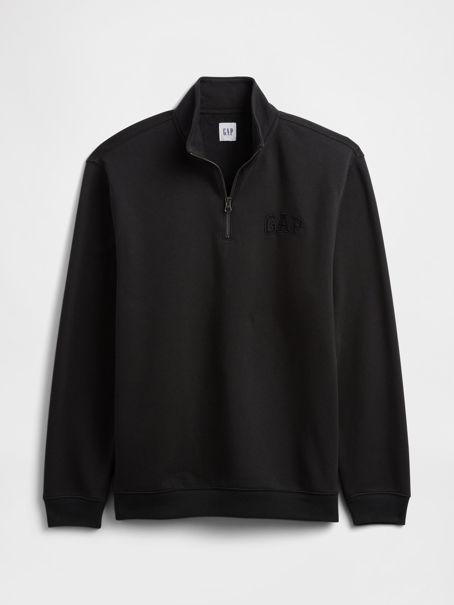 Gap Factory Relaxed Gap Logo Quarter-zip Sweatshirt