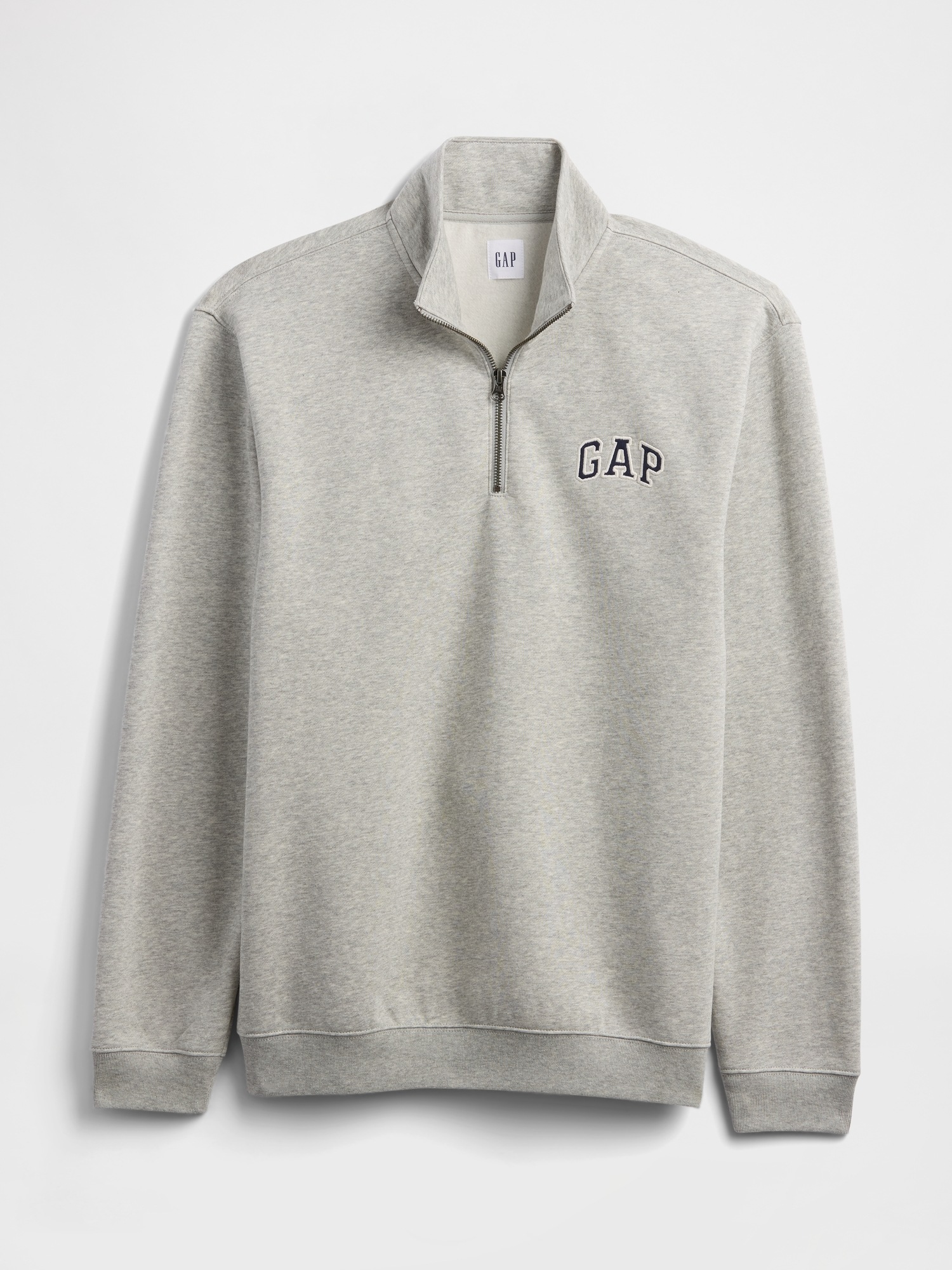 Relaxed Gap Logo Quarter-Zip Sweatshirt | Gap Factory