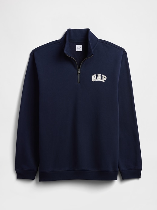 Image number 4 showing, Relaxed Gap Logo Quarter-Zip Sweatshirt