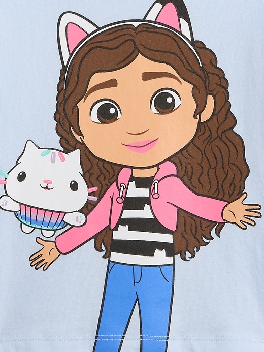 Image number 3 showing, babyGap &#124 Gabby's Dollhouse Puff Sleeve Graphic T-Shirt
