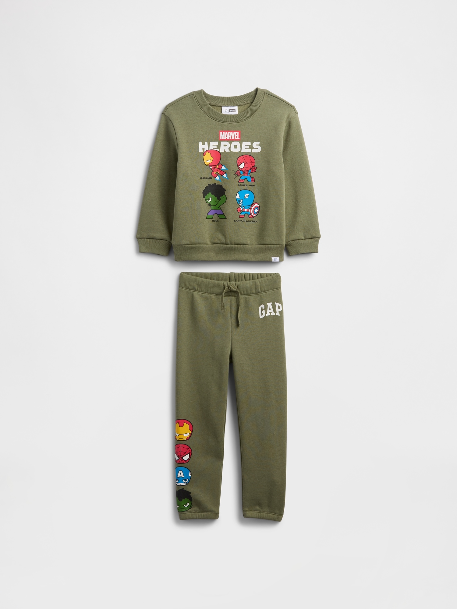 babyGap | Marvel Two-Piece Sweat Set - Walden Green