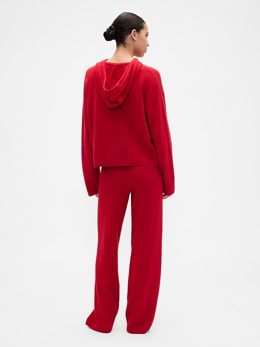 Image number 4 showing, CashSoft Relaxed Ribbed Sweater Pants