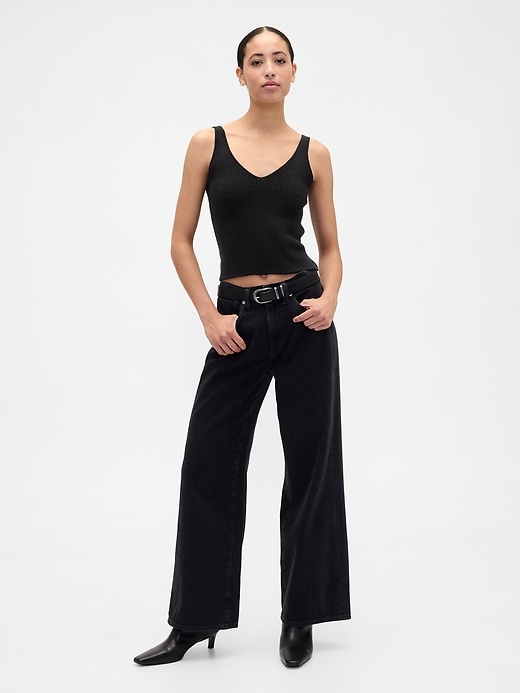 Image number 3 showing, Ribbed Boucle Sweater Tank Top