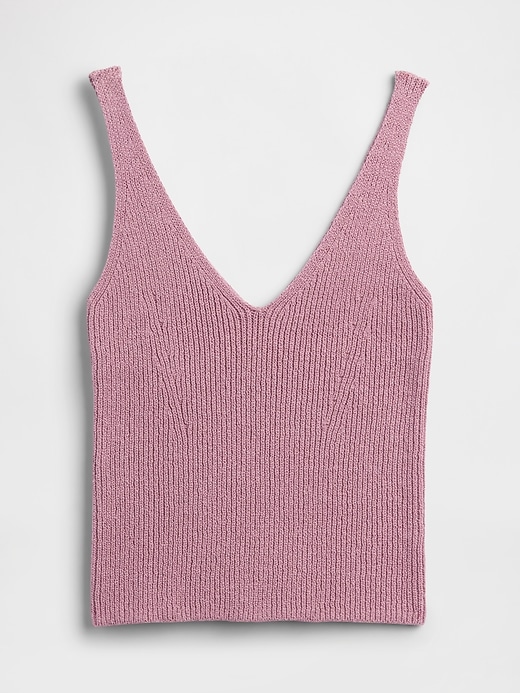 Image number 5 showing, Ribbed Boucle Sweater Tank Top