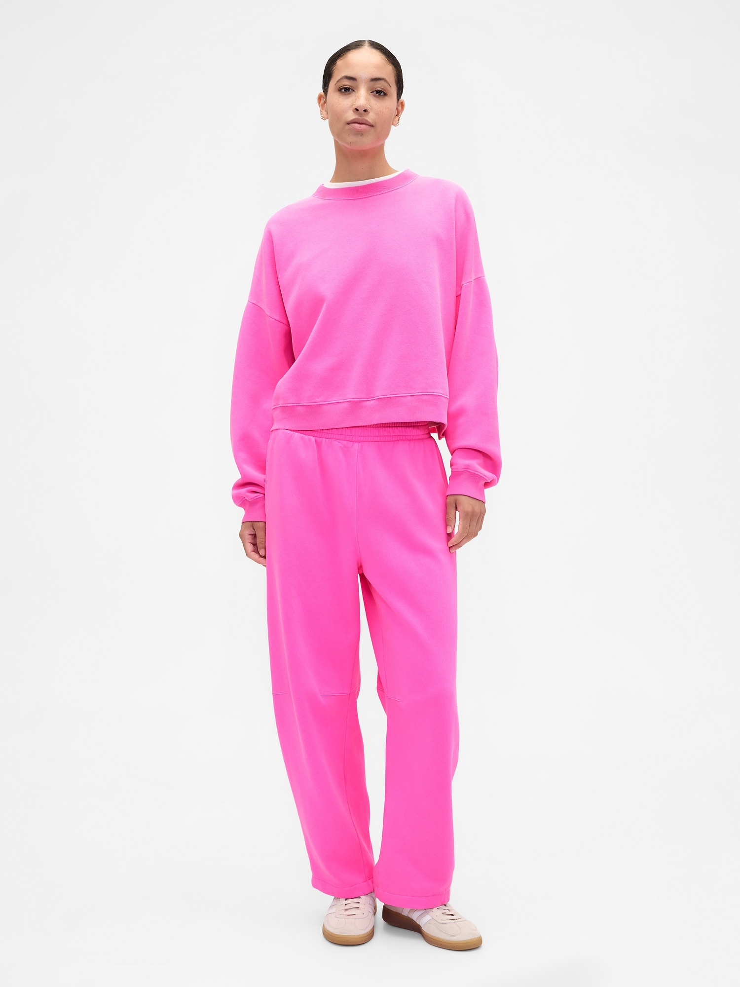 Pull-On Barrel Sweatpants - Standout Pink