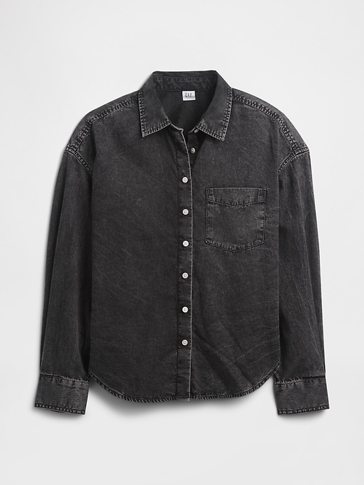 Image number 5 showing, Denim Big Shirt