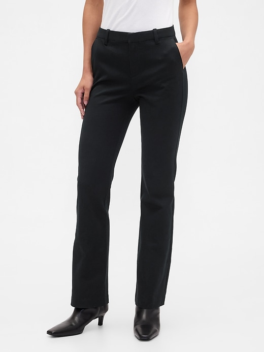 Image number 2 showing, Baby Boot Pants in Bi-Stretch