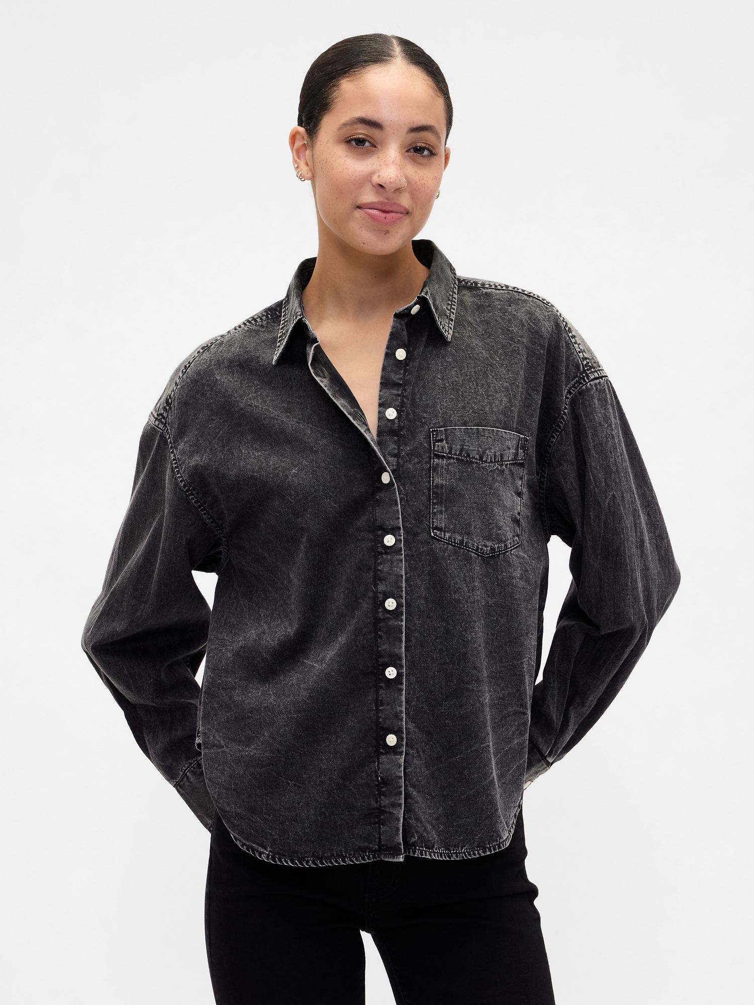 Denim Big Shirt