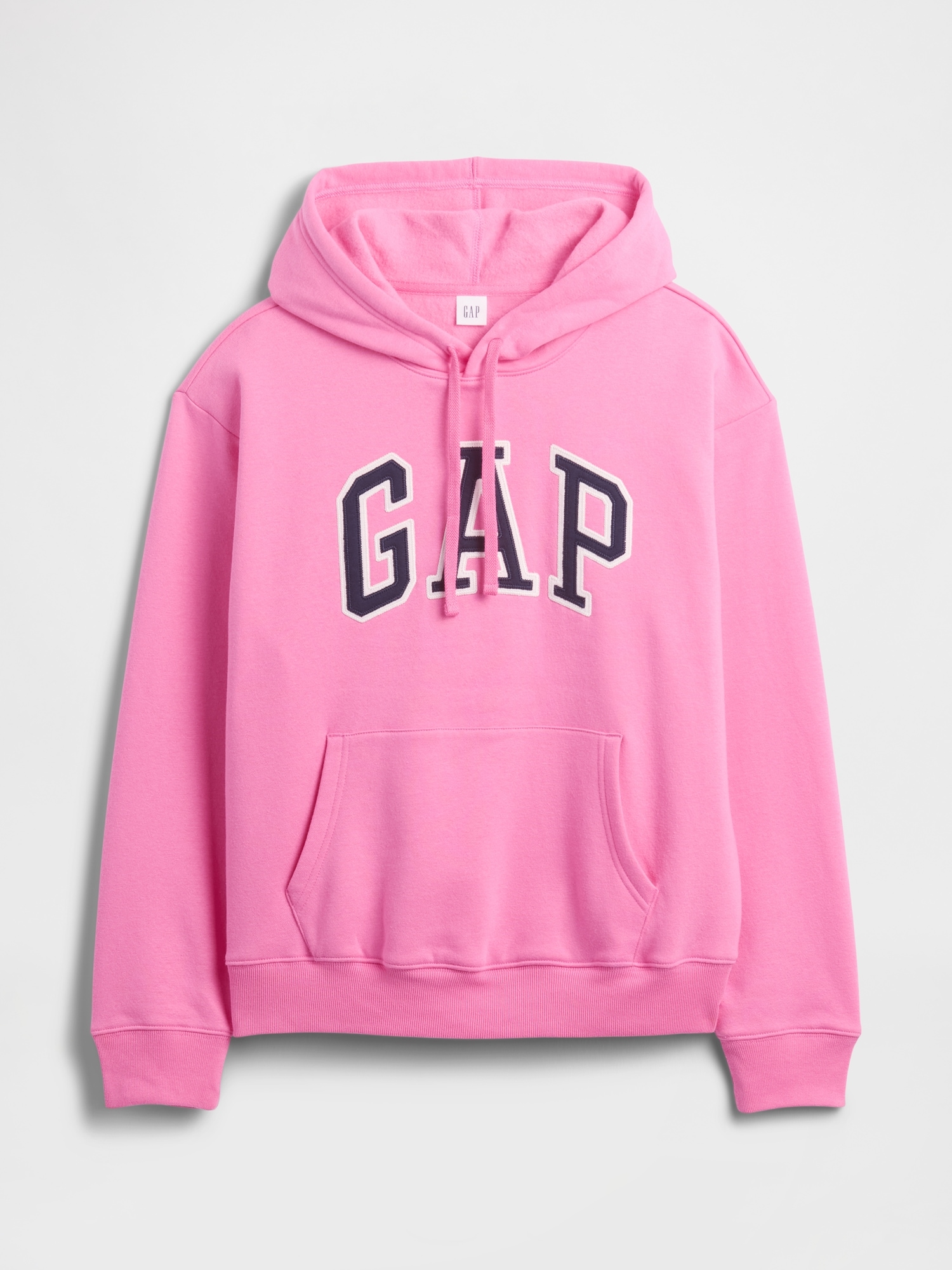 Gap Factory Relaxed Gap Logo Hoodie In Pink