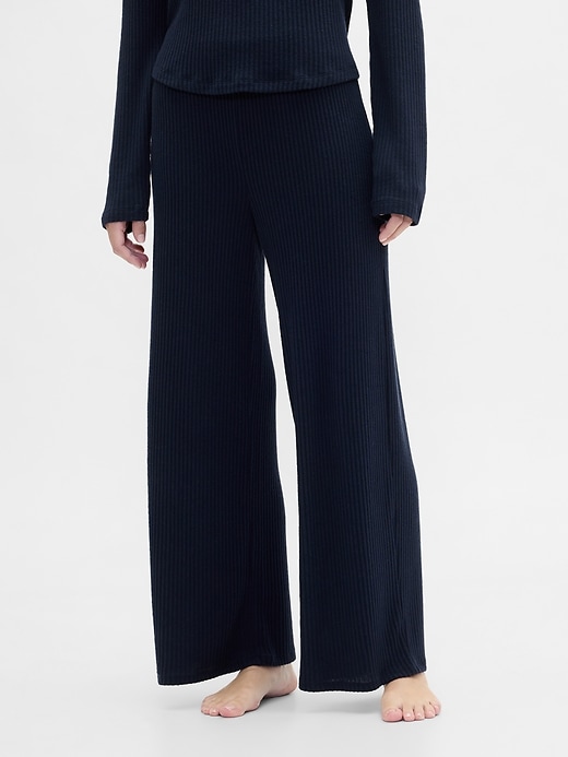 Image number 3 showing, Relaxed Wide-Leg PJ Pants