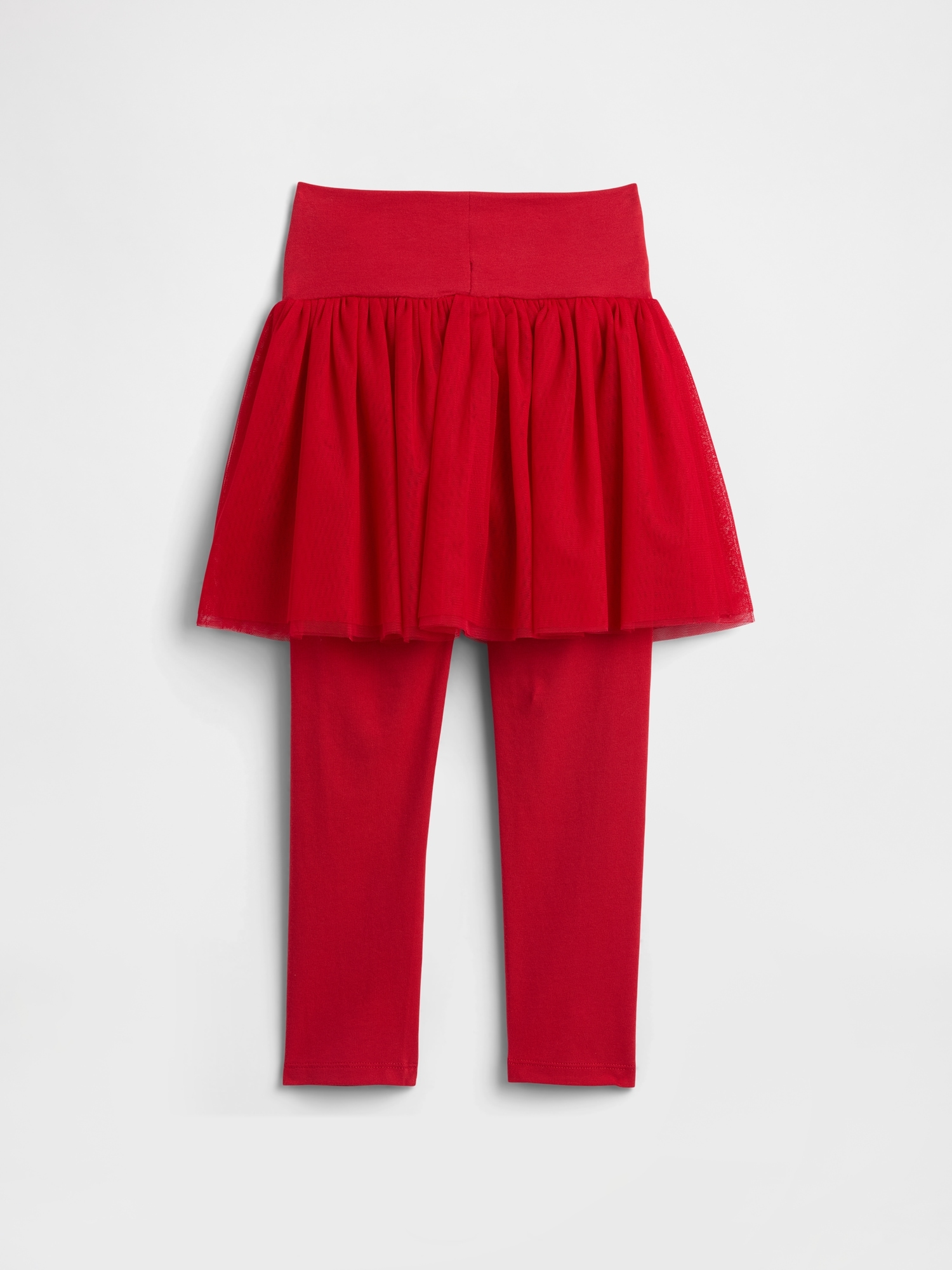 Gap Factory Babygap Tulle Skirt Leggings In Red