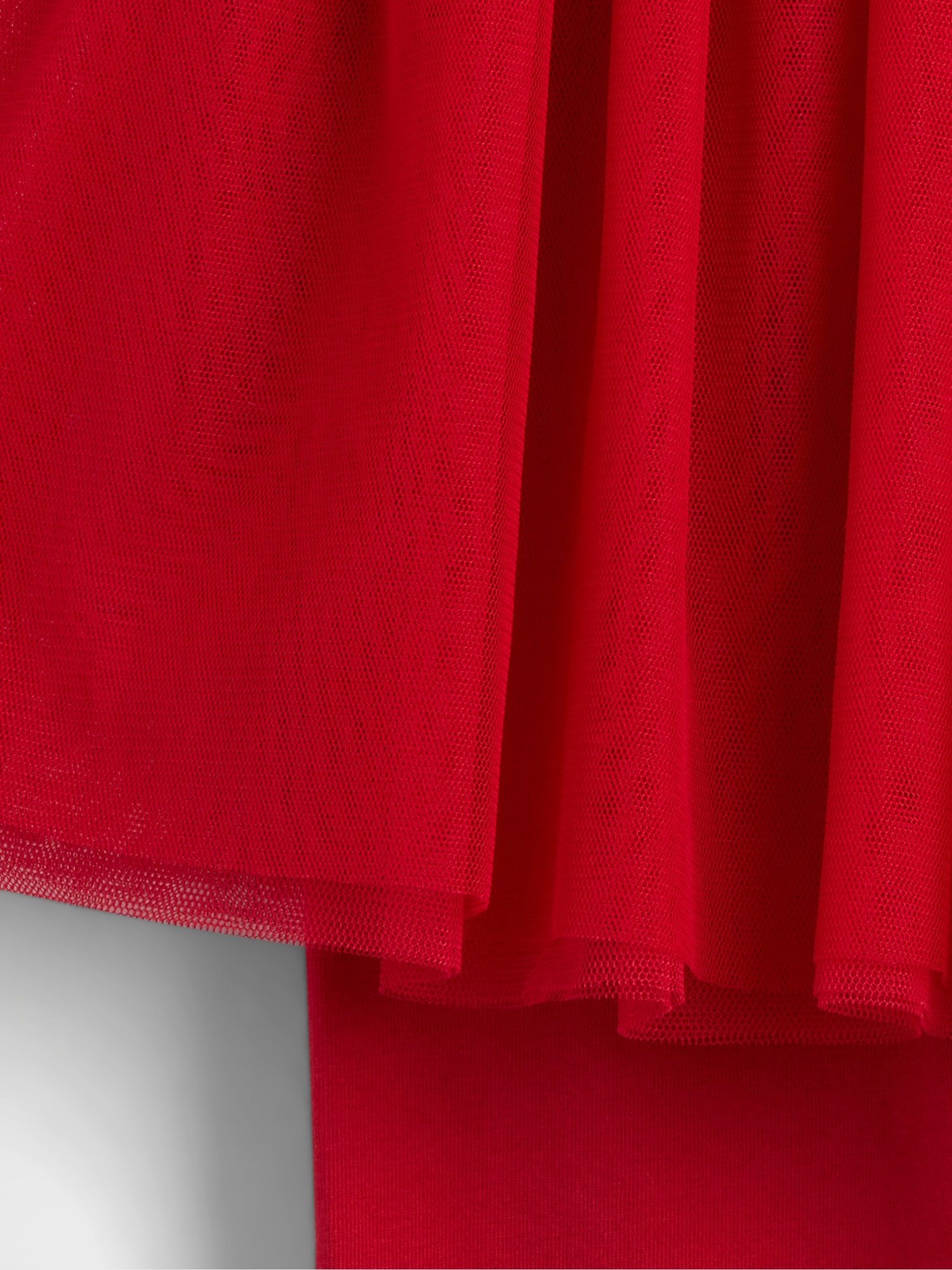 Gap Factory Babygap Tulle Skirt Leggings In Red